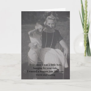 Tarjeta Festiva San Valentín desde que era un niño, colgando...