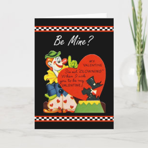 Tarjeta Festiva San Valentín El Payaso No Está De Bromas Scottish