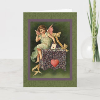 Tarjeta Festiva San Valentín evangélico y arte alterado