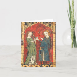 Tarjeta Festiva San Valentín medieval