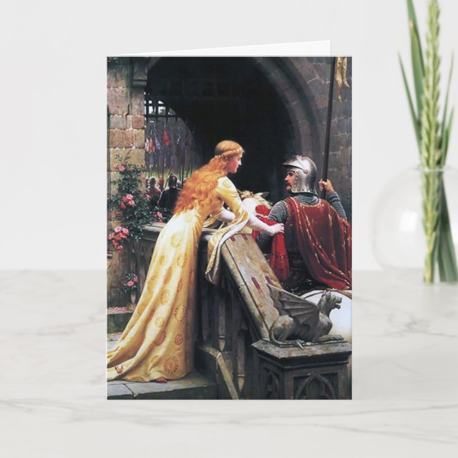 Tarjeta Festiva San Valentín medieval (Anverso)