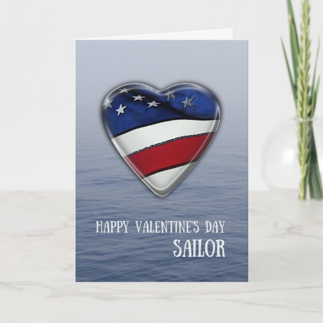 Tarjeta Festiva San Valentín para Sailor Patriótico (Anverso)