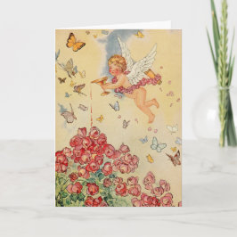 Tarjeta Festiva San Valentín vintage de Milo Winter