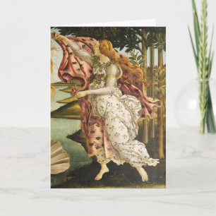 Tarjeta Festiva Sandro Botticelli - Bienvenida Venus a la Tierra A