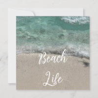 Sandy Beach Life Florida Verde azulado Blue Artsy 