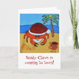 Tarjeta Festiva Sandy Clawby Joel Anderson
