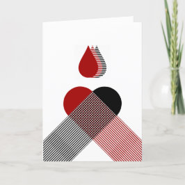 Tarjeta Festiva Sangre