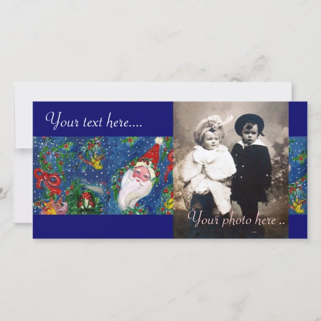 TARJETA FESTIVA SANTA (Anverso)