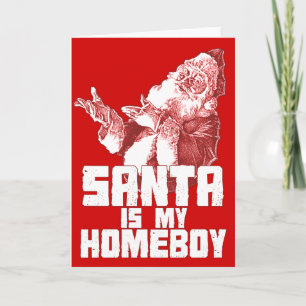 Tarjeta Festiva santa