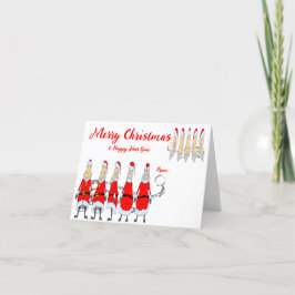 TARJETA FESTIVA SANTA 313