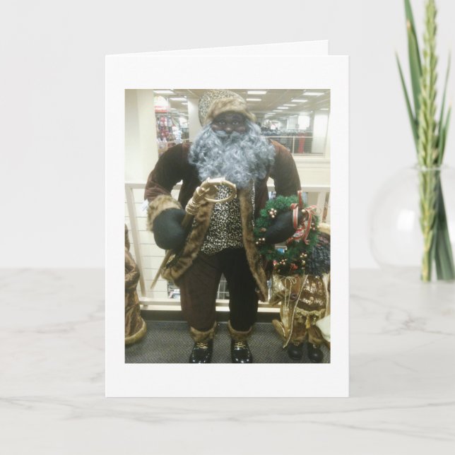 TARJETA FESTIVA SANTA AFRICANA DESEA (Anverso)