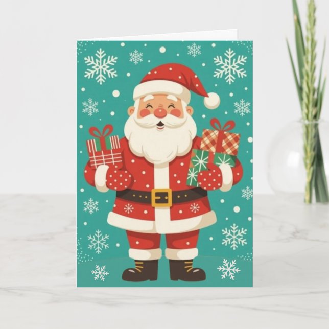 Tarjeta Festiva Santa Alegre (Anverso)