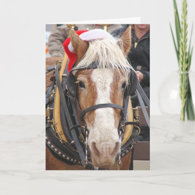 Tarjeta Festiva Santa Belga (Anverso)