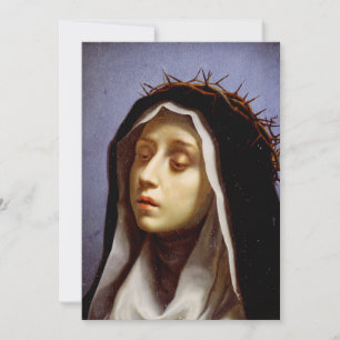Tarjeta Festiva Santa Catalina de Siena