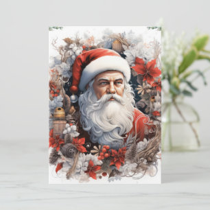 Tarjeta Festiva Santa Claus