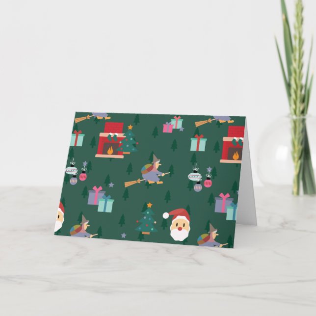 Tarjeta Festiva santa claus befana (Anverso)