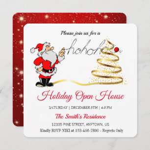 Tarjeta Festiva Santa Claus, magia de Navidades