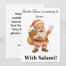 Santa Claus viene a la ciudad.. ¡Con Salami!