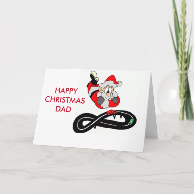 Tarjeta Festiva Santa Cláusula (Anverso)