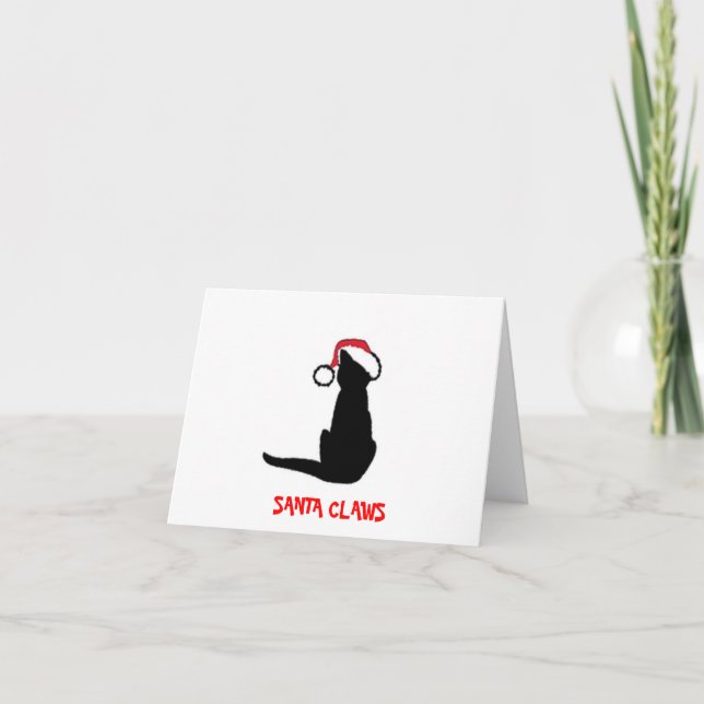 TARJETA FESTIVA SANTA CLAWS2 (Anverso)