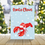 Tarjeta Festiva Santa Claws Funny Lobster Crustaceancore<br><div class="desc">👉 Pon una sonrisa en la cara con estos graciosos Navidades de langosta y tarjetas de vacaciones de Santa Claws! - Simplemente haga clic para personalizar este diseño 🔥 Mis promesas - Este diseño es único - Está diseñado con usted en mente 🙏 Gracias por apoyar mi pequeña empresa -...</div>