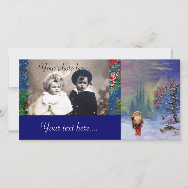 TARJETA FESTIVA SANTA DE LOS GNOMS (Anverso)