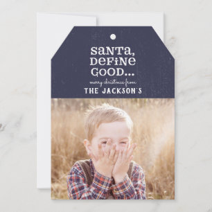 TARJETA FESTIVA SANTA, DEFINE BIEN
