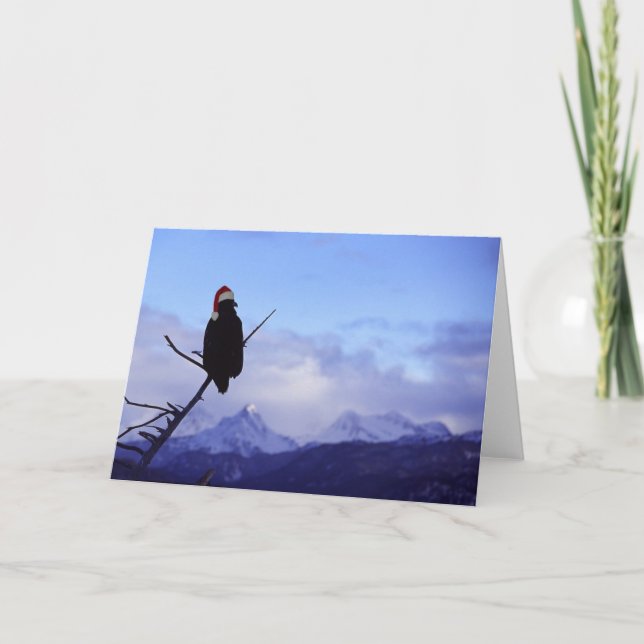 Tarjeta Festiva Santa Eagle (Anverso)