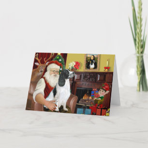 Tarjeta Festiva Santa-Engish Springer 7