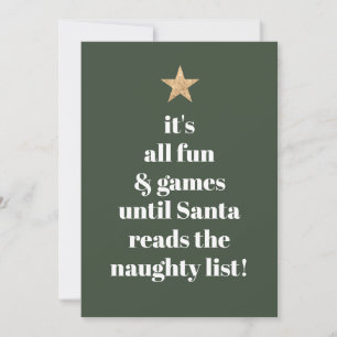 Tarjeta Festiva Santa Estrella Dorada Fuente Árbol Moderno Frase D