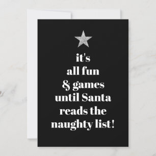 Tarjeta Festiva Santa Estrella Plateada Fuente Árbol Moderna Frase