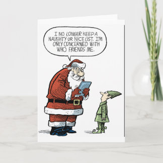 Tarjeta Festiva Santa Facebook