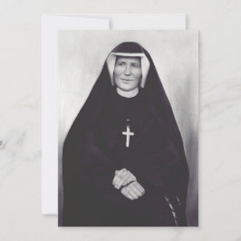 Tarjeta Festiva Santa Faustina Kowalska