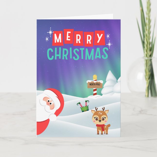 Tarjeta Festiva Santa fisgón (Anverso)