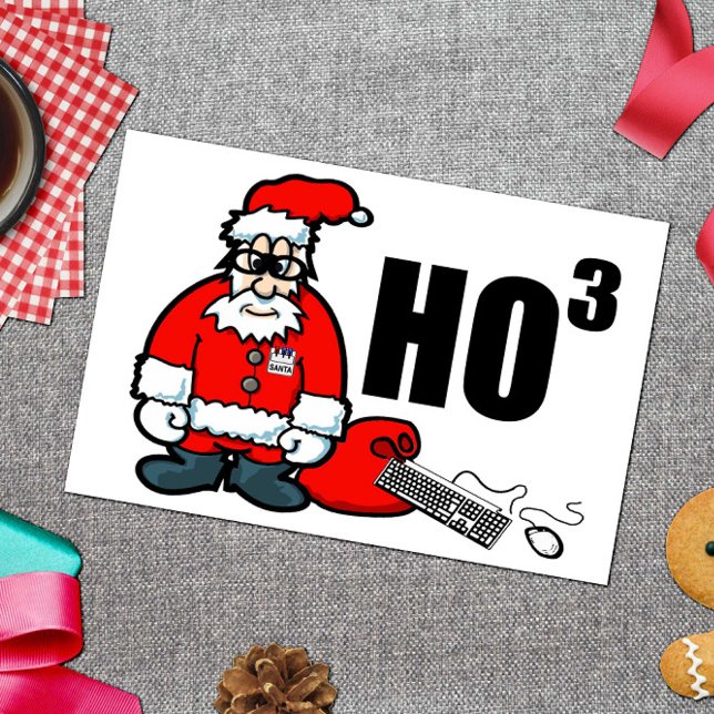 Tarjeta Festiva Santa Geek (Subido por el creador)