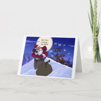 Tarjeta Festiva santa gorda