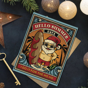 Tarjeta Festiva Santa Hello Summer Days Lo hago por Ho