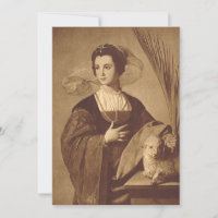 Santa Inés por Alonso Cano