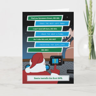 Tarjeta Festiva Santa Instala un GPS (estándar)