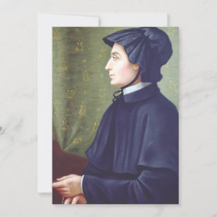 Tarjeta Festiva Santa Isabel Ana Seton