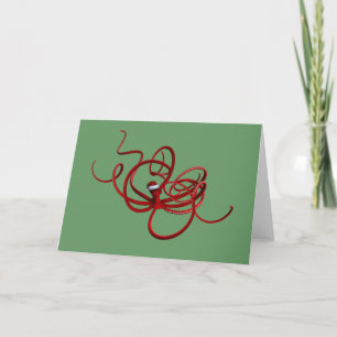 Tarjeta Festiva Santa Kraken