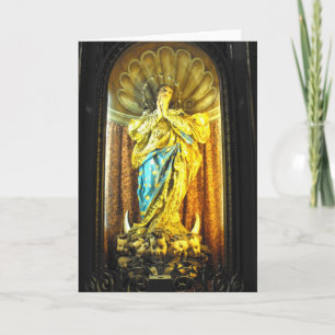 Tarjeta Festiva Santa Madre María, catedral de St John