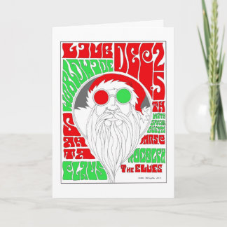 Tarjeta Festiva Santa maravilloso