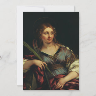 Tarjeta Festiva Santa Martina de Roma por Pietro Berrettini