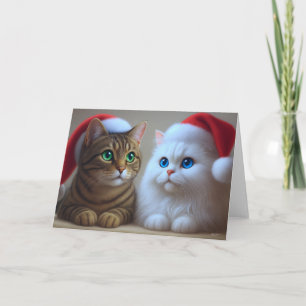 Tarjeta Festiva Santa Patas Está Llegando a la Ciudad
