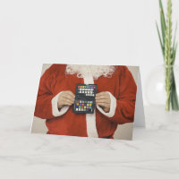 Santa personalizada con paleta de maquillaje