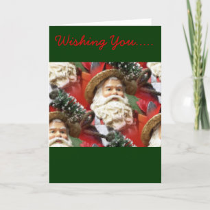 Tarjeta Festiva Santa Pintada