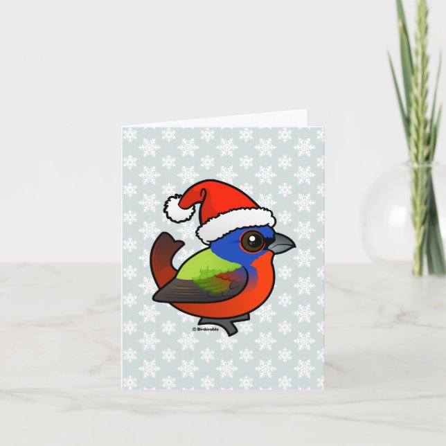 Tarjeta Festiva Santa pintó el empavesado (Anverso)