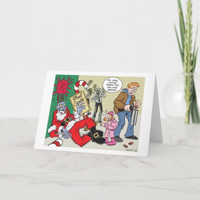 Tarjeta Festiva Santa real (Anverso)