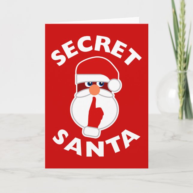 Tarjeta Festiva Santa secreto (Anverso)